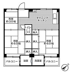 🉐敷金礼金0円！🉐ビレッジハウス加賀田1号棟