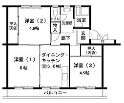 ビレッジハウス志染6号棟 2階/0203