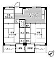 ビレッジハウス葛ノ葉6号棟1階5.0万円