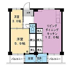 物件の間取り