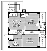 2階 / 3DK / 49.2㎡