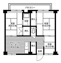 3階 / 3DK / 45.36㎡