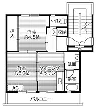 ビレッジハウス大淀2号棟 0506 ｜ 奈良県吉野郡大淀町大字下渕660-1（賃貸マンション2DK・5階・39.83㎡） その2