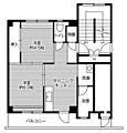 ビレッジハウス馬場2号棟2階3.5万円