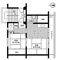3階 / 2DK / 39.83㎡