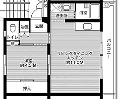物件の間取り