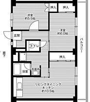 3階 / 2LDK / 57.96㎡