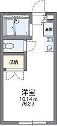 レオパレス江坂 1Kの間取図画像