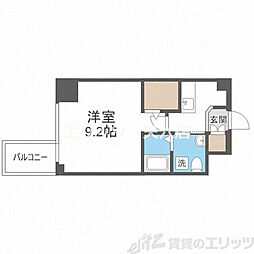 HS梅田EAST 1Kの間取図画像