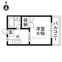 ピットイン稲葉 205 ｜ 大阪府茨木市稲葉町1-4（賃貸アパート1K・2階・20.00㎡） その2