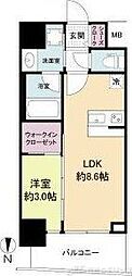 セレニテ江坂グランデ 1LDKの間取図画像