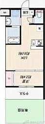 リアコート千里2 NORTH 1LDKの間取図画像