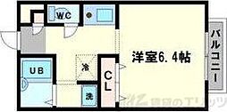 ハイム多摩2 1Kの間取図画像