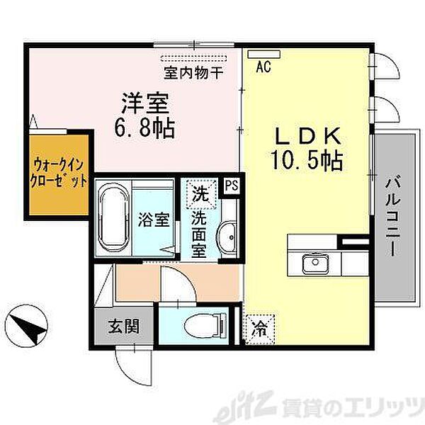 Lumiere太田 202｜大阪府茨木市太田２丁目(賃貸アパート1LDK・2階・43.23㎡)の写真 その2