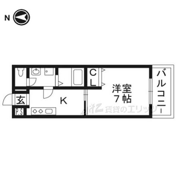 Fパティオ 103｜大阪府高槻市城東町(賃貸アパート1K・1階・24.75㎡)の写真 その2