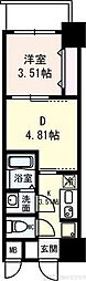 (仮称)吹田市南吹田5丁目プロジェクト 9階2Kの間取り