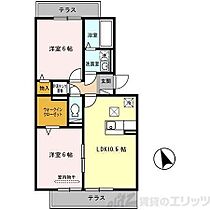 ガーデンハウス 102 ｜ 大阪府大阪市東淀川区下新庄６丁目16-12（賃貸アパート2LDK・1階・54.25㎡） その2