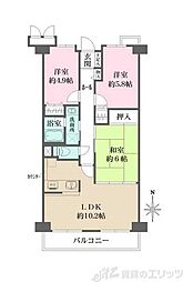 間取図画像 3LDK
