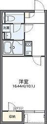 レオネクストドエルコンフォート 1Kの間取図画像
