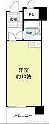 ミストラル川園 ワンルームの間取図画像