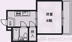 ビスタ新庄ハイツ3 1Kの間取図画像