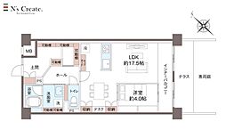 間取図画像 1LDK