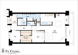 間取図画像 1SLDK