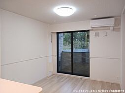 JR東北本線 古河駅 バス40分 大山2丁目下車 徒歩3分の賃貸アパート 1階2LDKのリビング/ダイニング