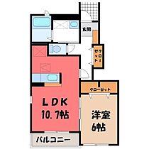 プラティーク II  ｜ 埼玉県鴻巣市氷川町（賃貸アパート1LDK・1階・44.24㎡） その2