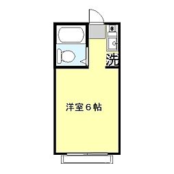 朝霞エイト ワンルームの間取図画像