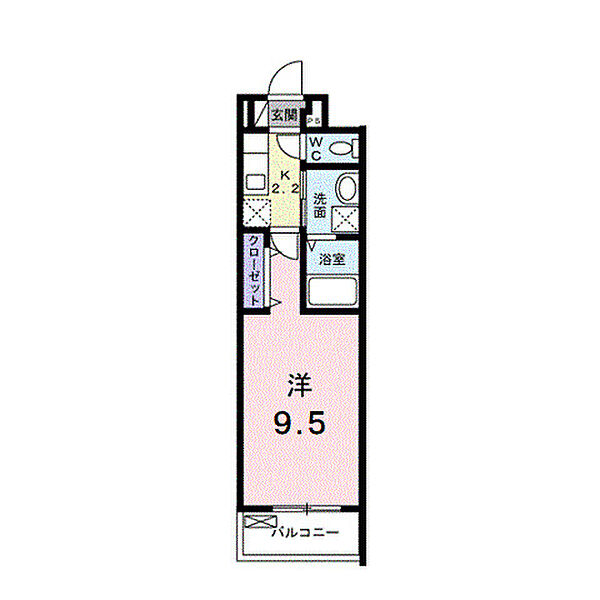 ジュネス　エトワール 205｜大阪府守口市八雲西町1丁目(賃貸アパート1K・2階・28.87㎡)の写真 その2