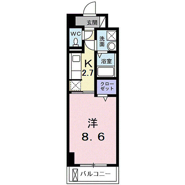 グランコート・エルクラージュ 602｜大阪府堺市北区百舌鳥梅町3丁(賃貸マンション1K・6階・29.88㎡)の写真 その2