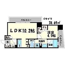 パークアクシス梅田  ｜ 大阪府大阪市北区豊崎3丁目（賃貸マンション1LDK・3階・38.69㎡） その2