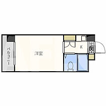 コーポ丸松  ｜ 大阪府大阪市北区浪花町（賃貸マンション1K・6階・14.58㎡） その2