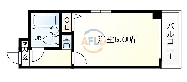 アクエルド大淀 706｜大阪府大阪市北区大淀中3丁目(賃貸マンション1K・7階・18.10㎡)の写真 その2