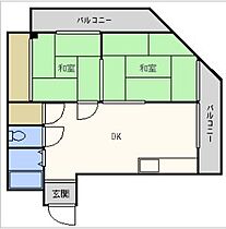 ハイツ南ながら  ｜ 大阪府大阪市北区長柄中1丁目（賃貸マンション2LDK・4階・23.10㎡） その2