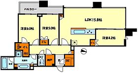 シティタワー梅田東  ｜ 大阪府大阪市北区本庄西1丁目（賃貸マンション3LDK・4階・72.31㎡） その2