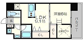 ノースヴィレッジ参番館  ｜ 大阪府大阪市北区中津6丁目（賃貸マンション1LDK・6階・36.45㎡） その2