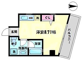 パークフロント北梅田  ｜ 大阪府大阪市北区大淀南2丁目（賃貸マンション1R・10階・21.67㎡） その2