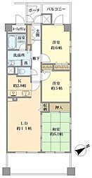 イトーピア相模原イーストフォート 3LDKの間取図画像