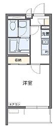 LEONEXTソネット 1Kの間取図画像