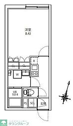 MAXIV CITY板橋区役所前 1Kの間取図画像