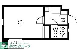 コルパティオ29 1Kの間取図画像
