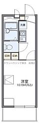 レオパレス南市場 1Kの間取図画像