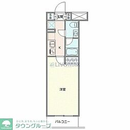 AZEST西高島平 1Kの間取図画像