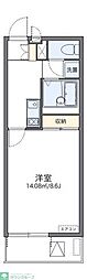 レオネクストポラリス1 1Kの間取図画像