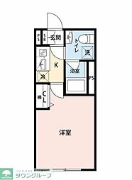 MindTokiwadai 1Kの間取図画像