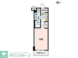 LUNIQ新高島平 1Kの間取図画像