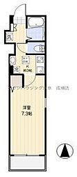 フェルメール朝霞台 1Kの間取図画像