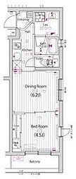 ガーラ上板橋グランドステージ 1DKの間取図画像